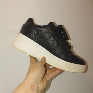 NIKEAIR JORDAN 1 LIFTED BLACK PHANTOM AO1334-014 Wedge Sneaker 6.5